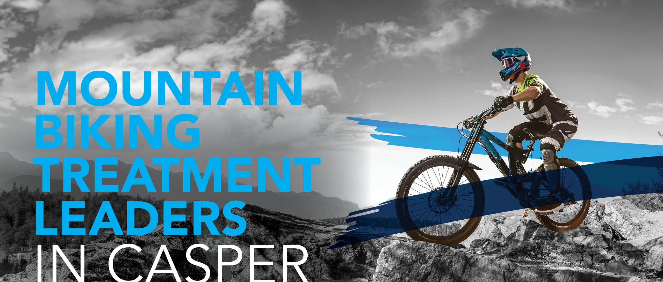 mountain biker on the mountains